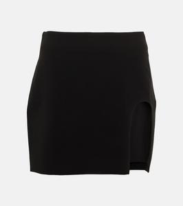 Мини-юбка из крепа Mônot, черный