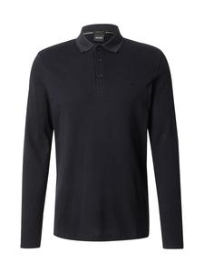 Рубашка BOSS Plisy, черный