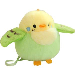 Магнитная плюшевая птичка на плечо, высота 13см GUAIGUAIXIONG