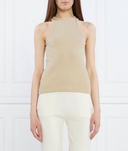 Топ HUGO Classic Tank Slim Fit, бежевый