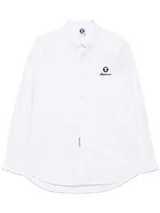 Рубашка с длинными рукавами AAPE BY *A BATHING APE, белый