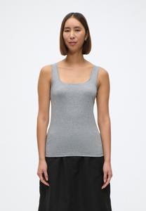 Топ TOM TAILOR DOUBLE PACK PACKAGING, Medium Silver Grey Melange/Grey