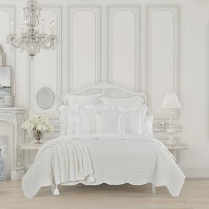 Одеяло Five Queens Court Ashford Quilt или стеганая имитация, белый