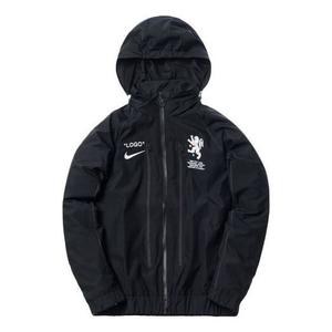 Куртка x off-white nrg x track jacket 'black' Nike, черный