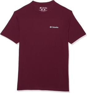 Мужская футболка с графическим принтом Columbia, Rich Wine/Sierra