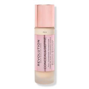 Тональный крем Conceal & Define с полным покрытием Revolution Beauty, F3.5 (for fair to light skin tones w/ a neutral undertone)