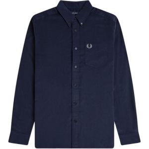 Рубашка с вышитым логотипом FRED PERRY, синий