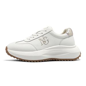 NAVIGARE Маленькие легкие туфли-парусники, увеличивающие рост, с низким верхом, женские, белое золото