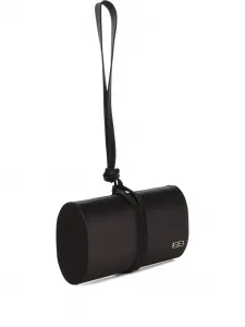 Атласный клатч BB Balenciaga, черный