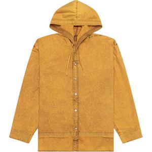 Рубашка Hooded Button Up Shirt Acne Studios, желтый
