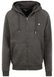 Толстовка с капюшоном на молнии BLEND Nuka, темно-серый