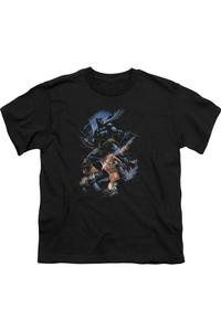 Футболка с коротким рукавом для детей Batman Gotham Knight Gildan, черный