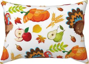 Pevtufa Чехол на подушку с принтом индейки на День благодарения Thanksgiving Turkey