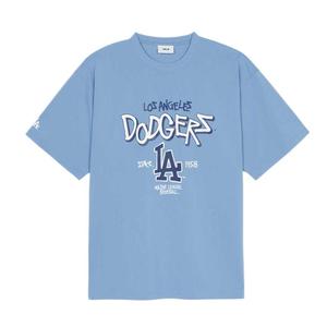 MLB Футболка Los Angeles Dodgers унисекс sky blue