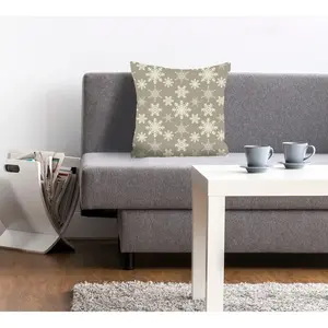 Декоративная подушка queence Kai с изображением леса Queence, Grau + bedruckt