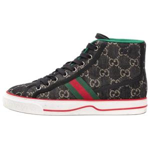 GUCCI Кеды Tennis 1977 High top Canvas Shoes Women's Black