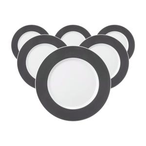 Тарелка Seltmann Weiden белый, серый диаметр: 24 см