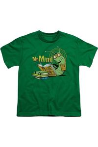 Футболка с коротким рукавом DC Comics Mr Mind для детей Gildan, зеленый