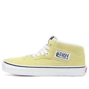 Кроссовки suede half cab 'endive' Vans, желтый