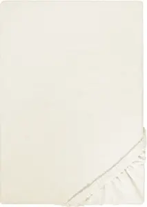 Castell — фирменное постельное белье на подкладке" "Джерси" в размер. 90х200 Castell - Markenbettwäsche 180-200х200 см, 1 шт., цвет natur