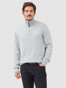 Хлопковый джемпер с воротником на молнии Merrick Bay Rodd & Gunn, небо