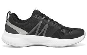 Кроссовки женские с низким верхом, черные/белые Skechers