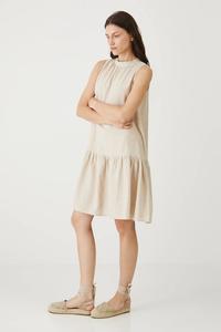 Льняное платье Medicine, бежевый