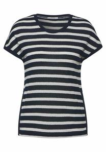 Футболка с принтом GESTREIFTES  Cecil, синий