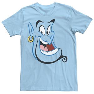 Мужская футболка Disney's Aladdin Genie Face, цвет Light Blue