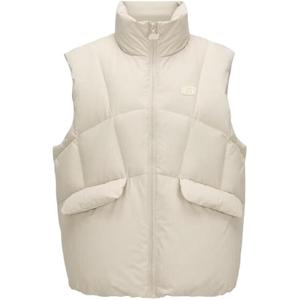 Skechers Женская пуховая жилетка светло-коричневая, Light Brown 0046