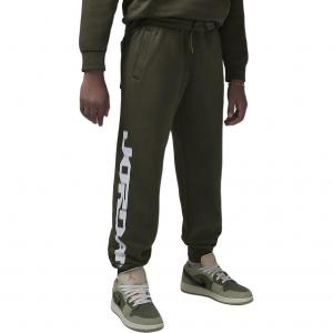 Jordan Брюки MJ Flight MVP, размер Medium, оливково-зеленые, для подростков