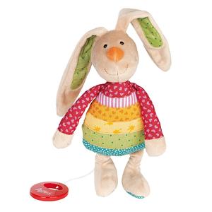 Плюшевая кукла Music Rabbit высотой 25 см Sigikid