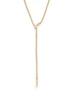 Колье-Лариат-Боло Serpentina Ettika, gold