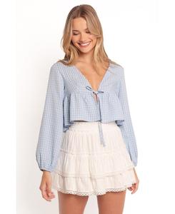 Женская блузка с длинными рукавами Sundara Petal and Pup, Blue