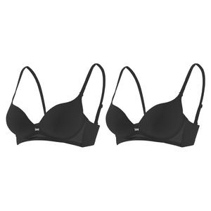 Классический бюстгальтер 101 Bra Women's Box 2 Pack Lee, черный
