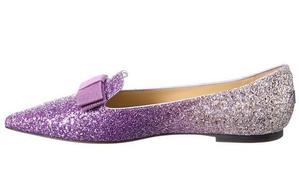Jimmy Choo Туфли Gala Flat женские серебристо-фиолетовые