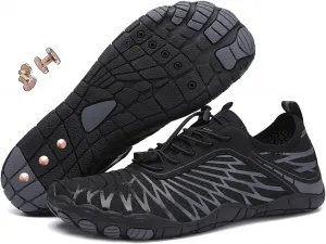 Обувь Zureto Grounding с медью, заземляющая походная обувь босиком для женщин и мужчин, мягкая и комфортная, полностью ощутите преимущества, черный