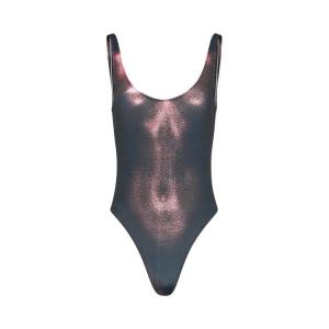 Купальник Jean Paul Gaultier Printed Body Dust Swimsuit, Black/Brown
