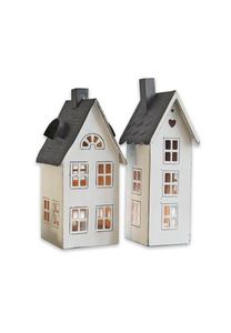 Набор фонарей из 2 шт. Gunar античный белый/черный Loberon, antikweiß/ schwarz