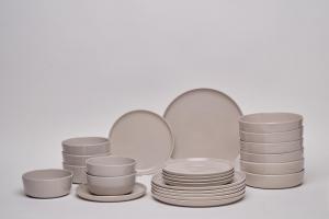 Novel КОМПЛЕКСНЫЙ ОБСЛУЖИВАНИЕ Серый Colori grigio, набор из 24 предметов на 6 персон