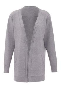 Вязаный кардиган usha BLUE LABEL, серый