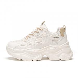 WARRIOR Дышащие легкие низкие массивные кроссовки, увеличивающие рост, женские, бежевые