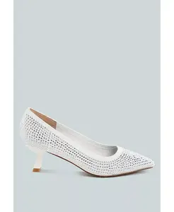 Vimto дышащие туфли-лодочки Flyknit с кристаллами London Rag, белый