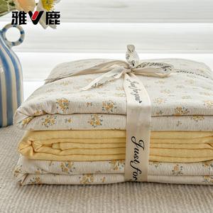 Yalu Комплект постельного белья 1,2 м, 3 предмета: пододеяльник 150x210 см, простыня, наволочка, Juziha, мягкий, шелковистый, для сна