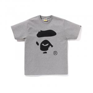Футболка Bape Ladies Ape Face A BATHING APE, серый