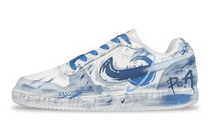 Кеды мужские, EBERNON обувь для скейтбординга низкая белый Nike