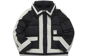 Коллекция коллаборации Mihara Yasuhiro X MIHARA YASUHIRO, пуховик женский, цвет черный как смоль Fila