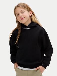 Свободный крой толстовки Embro Logo IB0IB02525 M Calvin Klein Jeans, черный