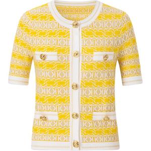 KARL LAGERFELD SS24 Трикотаж Женская Желтая KARL LAGERFELD / Karl Lagerfeld Jeans