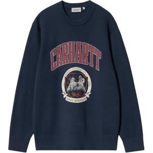 Свитер с логотипом колледжа Carhartt Wip, синий